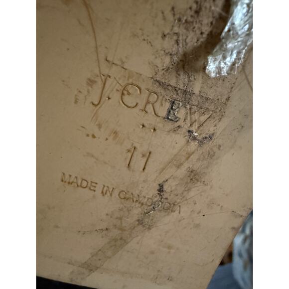 J.Crew Black Over-the-Knee Stretch Suede Flat Riding Boots Women’s Size 11 - Picture 12 of 12